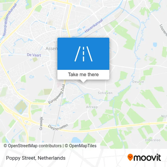 Klaproosstraat map
