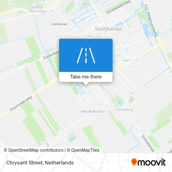 Chrysantstraat map