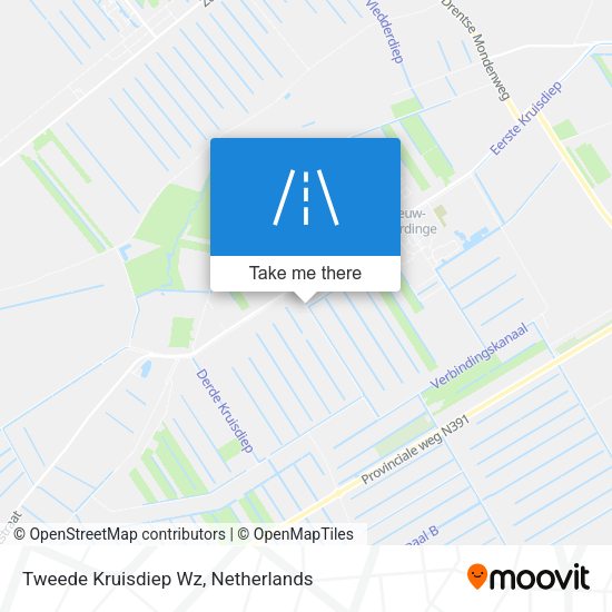 Tweede Kruisdiep Wz map