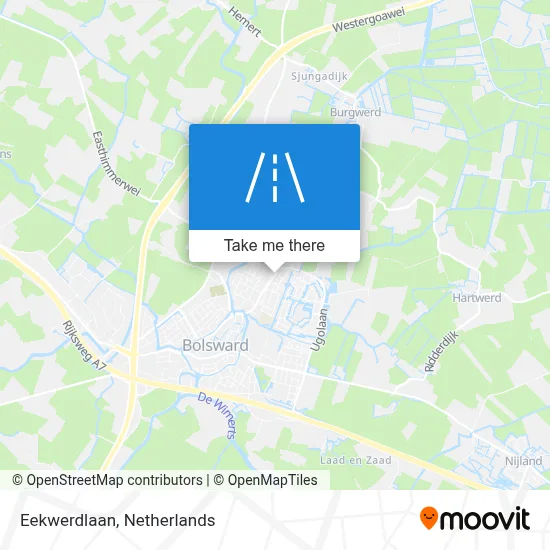 Eekwerdlaan map