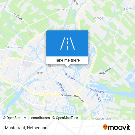 Maststraat map