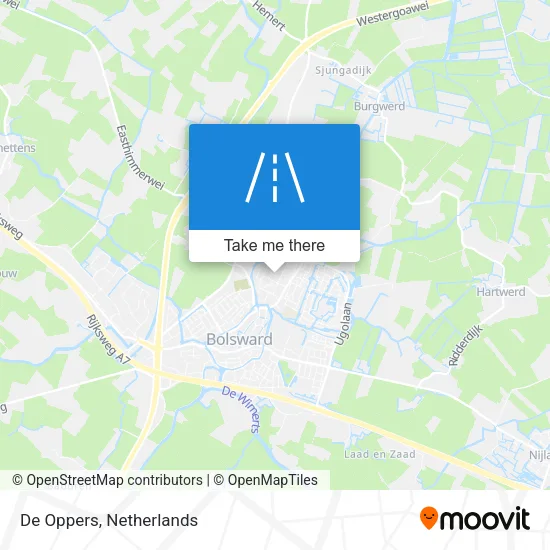 De Oppers map