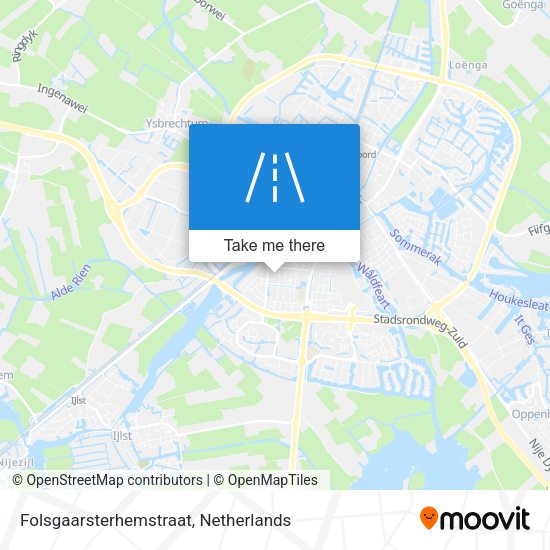 Folsgaarsterhemstraat map