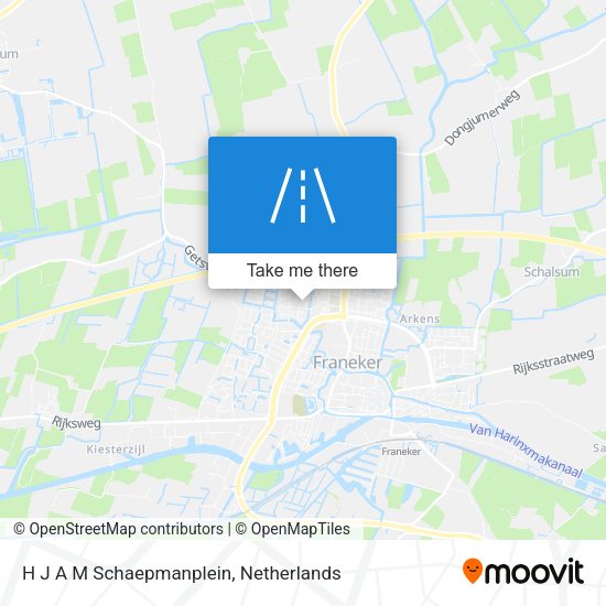 H J A M Schaepmanplein map