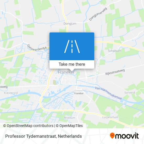 Professor Tydemanstraat map