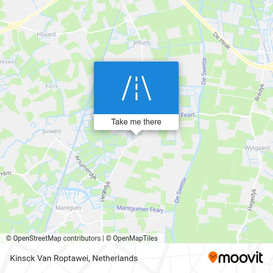 Kinsck Van Roptawei map