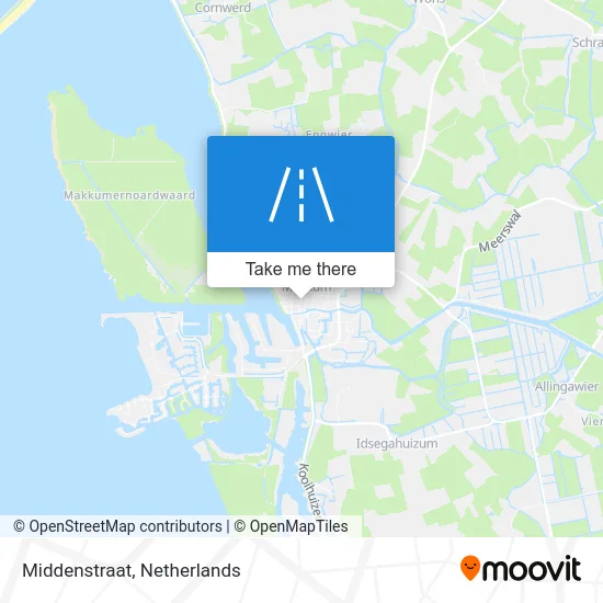 Middenstraat map