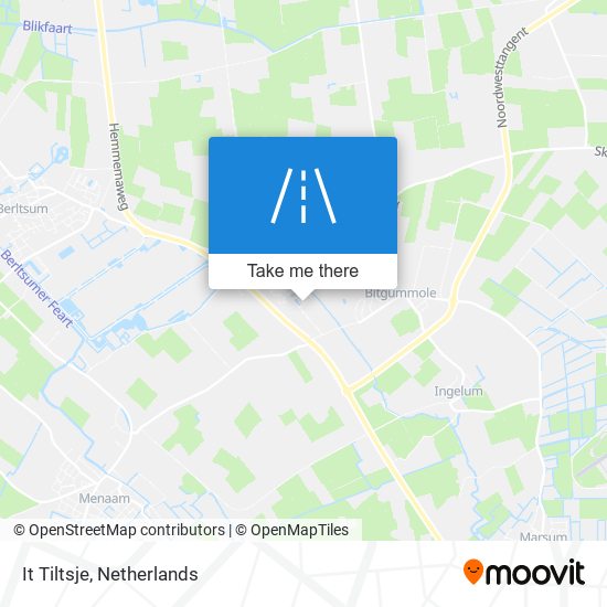 It Tiltsje map