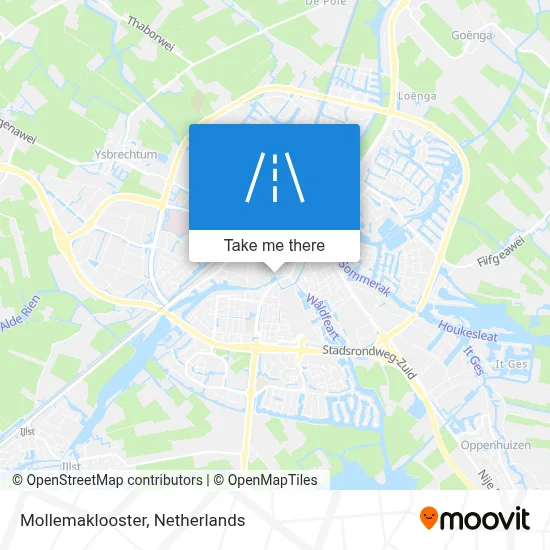 Mollemaklooster map