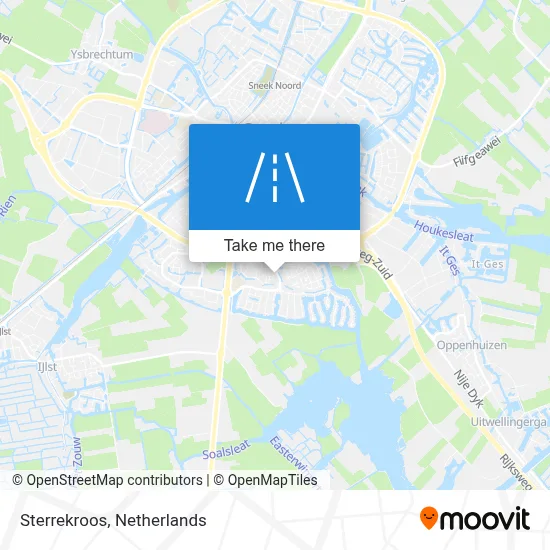 Sterrekroos map