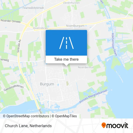 Kerklaan map