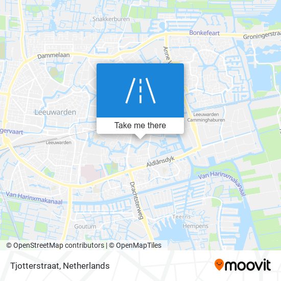 Tjotterstraat map