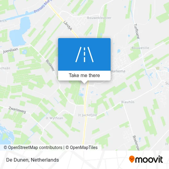 De Dunen map