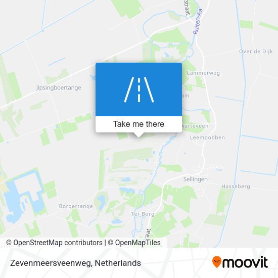 Zevenmeersveenweg map
