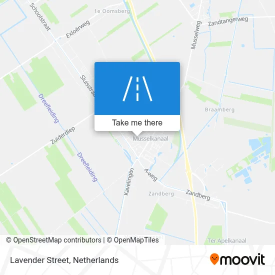 Lavendelstraat map
