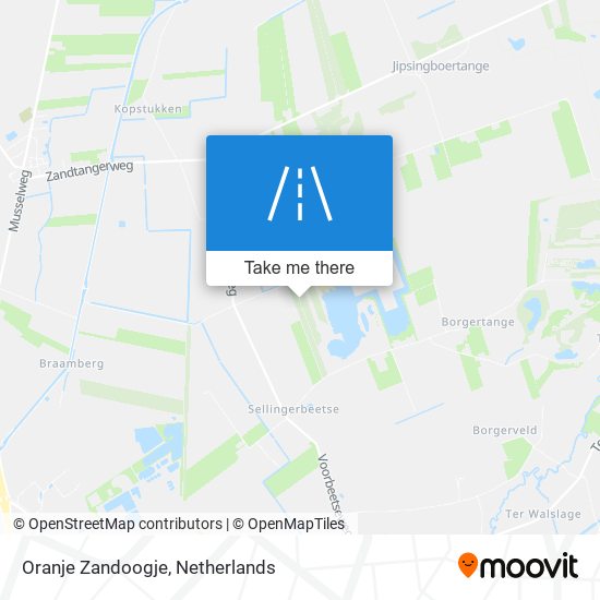 Oranje Zandoogje map