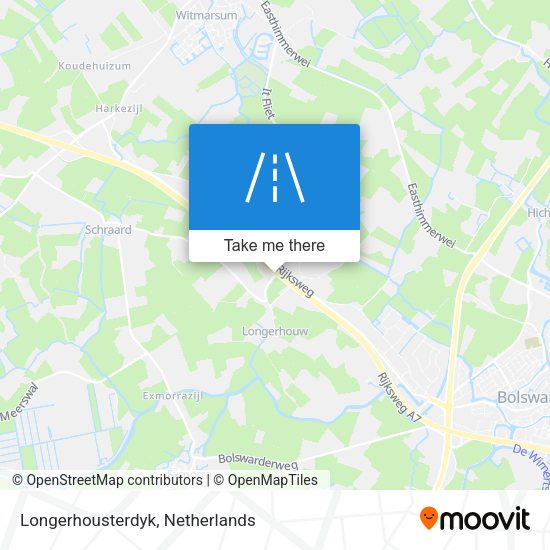 Longerhousterdyk map