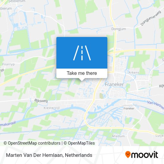 Marten Van Der Hemlaan map