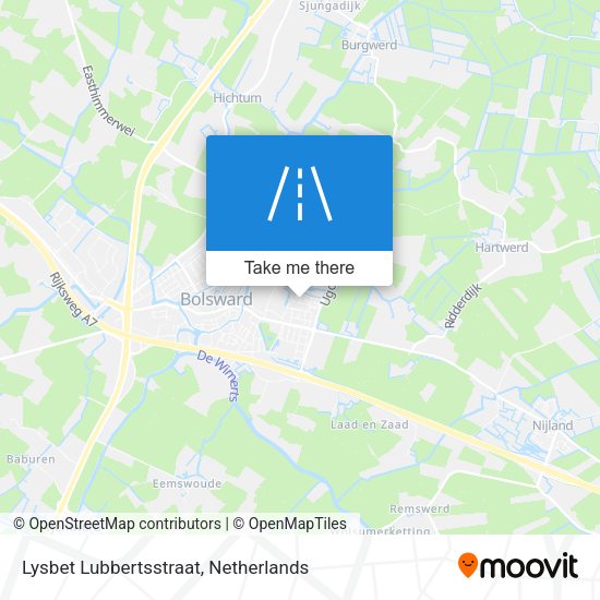 Lysbet Lubbertsstraat map
