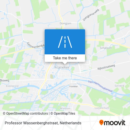 Professor Wassenberghstraat map
