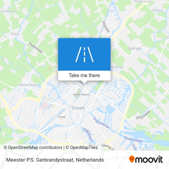 Meester P.S. Gerbrandystraat map