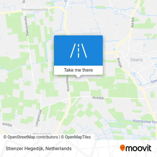 Stienzer Hegedijk map