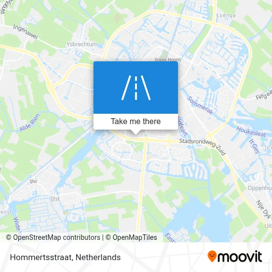 Hommertsstraat map