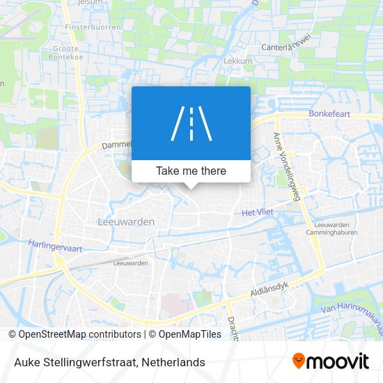 Auke Stellingwerfstraat map