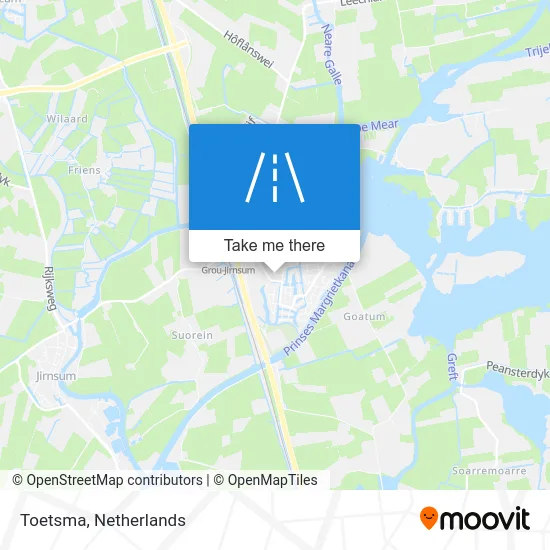 Toetsma map