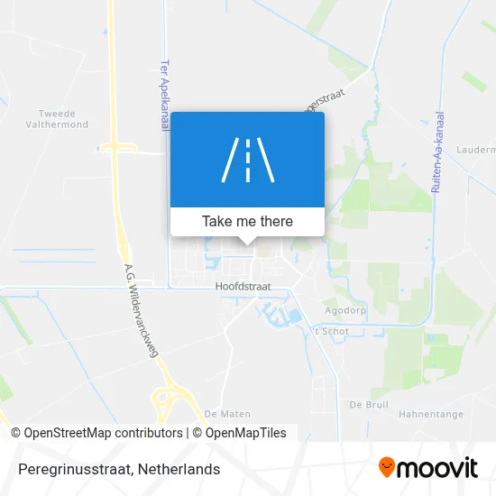 Peregrinusstraat map