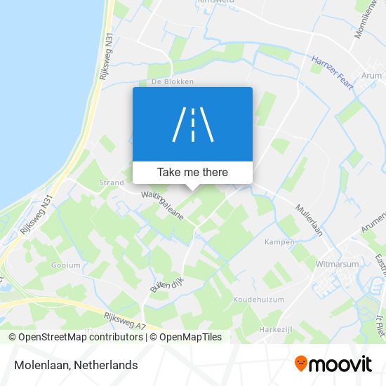 Molenlaan map