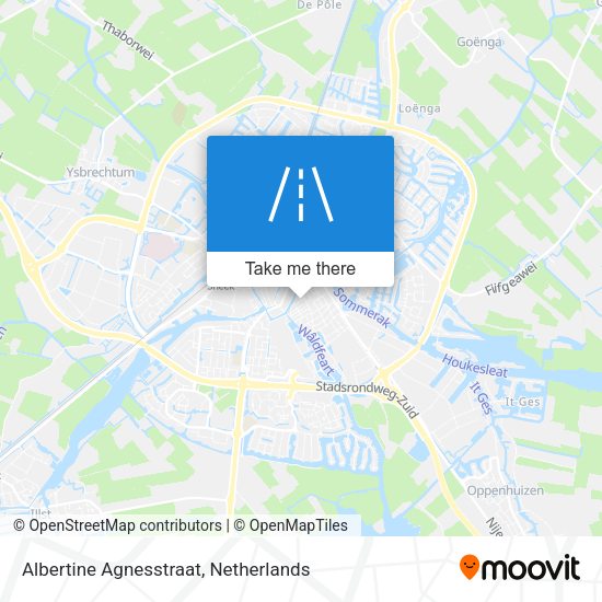 Albertine Agnesstraat map