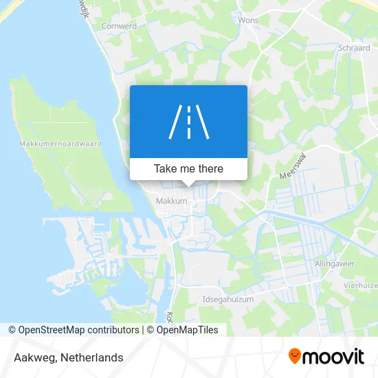 Aakweg map