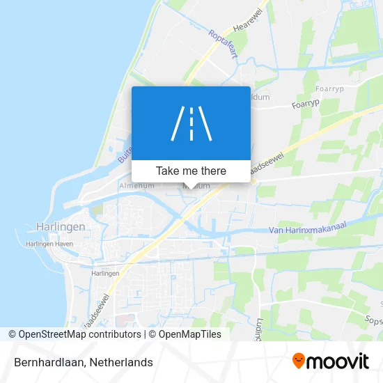 Bernhardlaan map