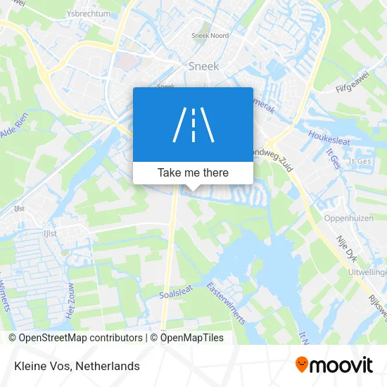Kleine Vos map