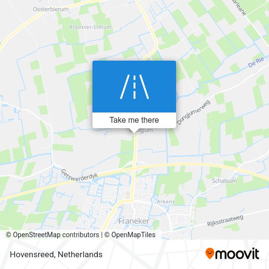 Hovensreed map