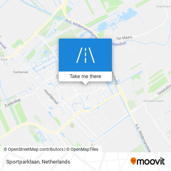 Sportparklaan map