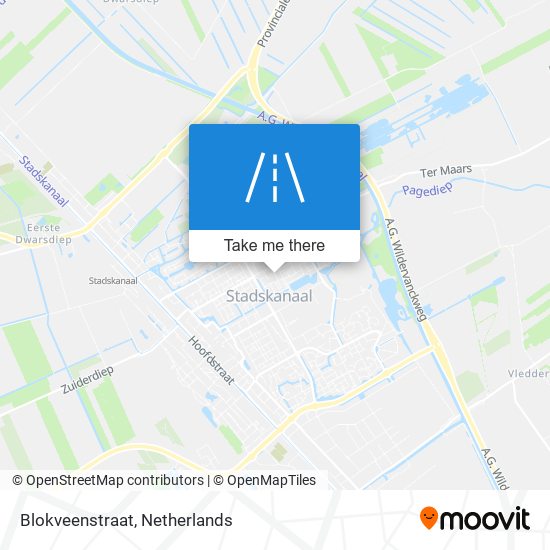 Blokveenstraat Karte