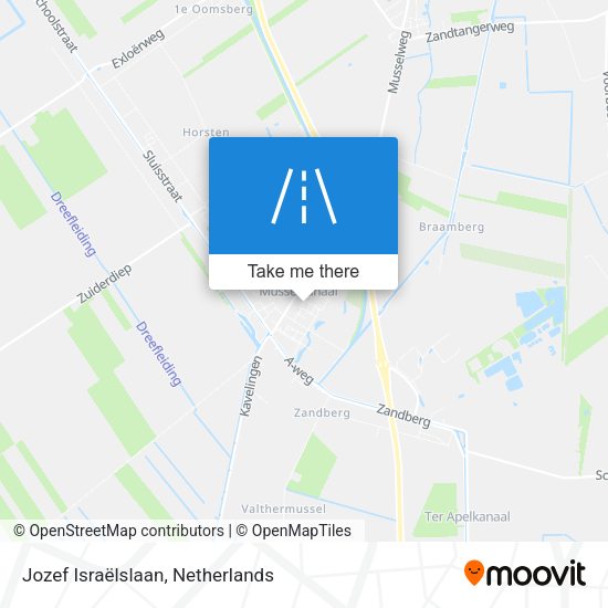 Jozef Israëlslaan map