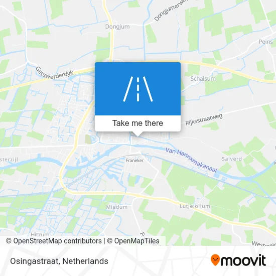 Osingastraat map