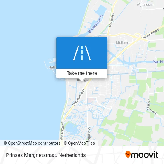 Prinses Margrietstraat map
