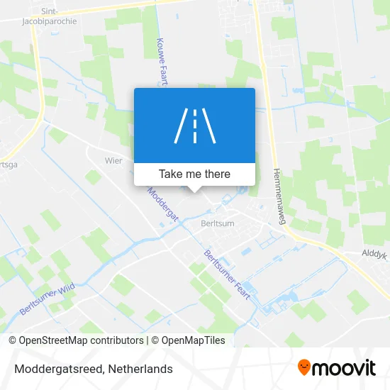 Moddergatsreed map