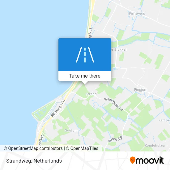 Strandweg map