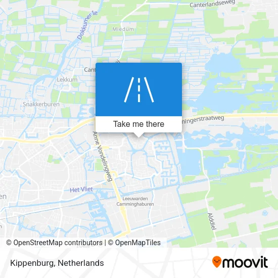 Kippenburg map
