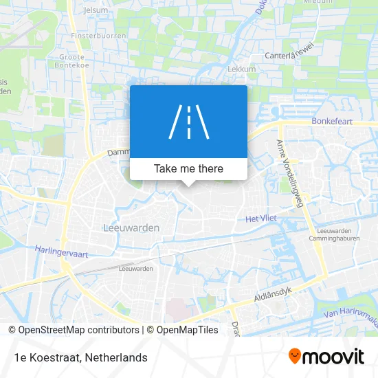 1e Koestraat map