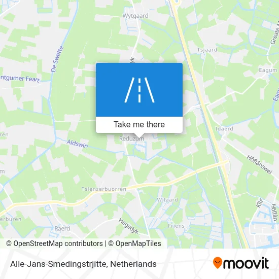 Alle-Jans-Smedingstrjitte map