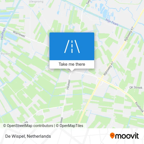De Wispel map