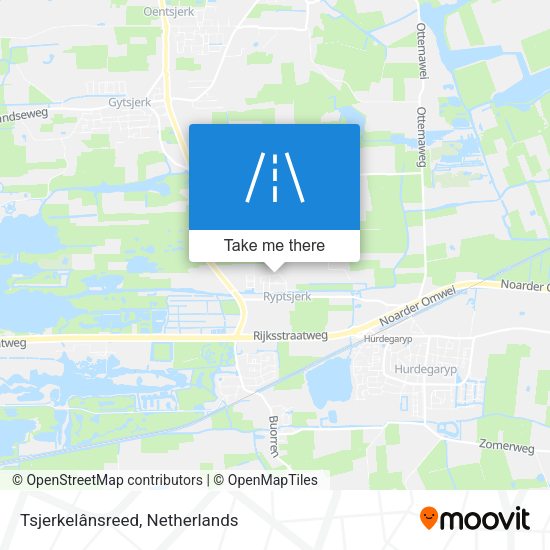 Tsjerkelânsreed map