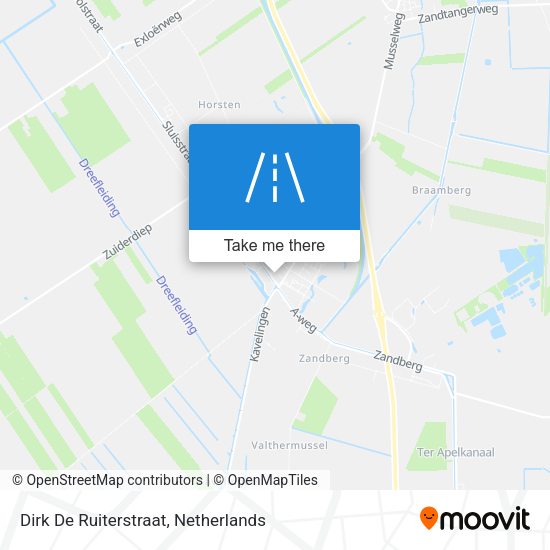 Dirk De Ruiterstraat map