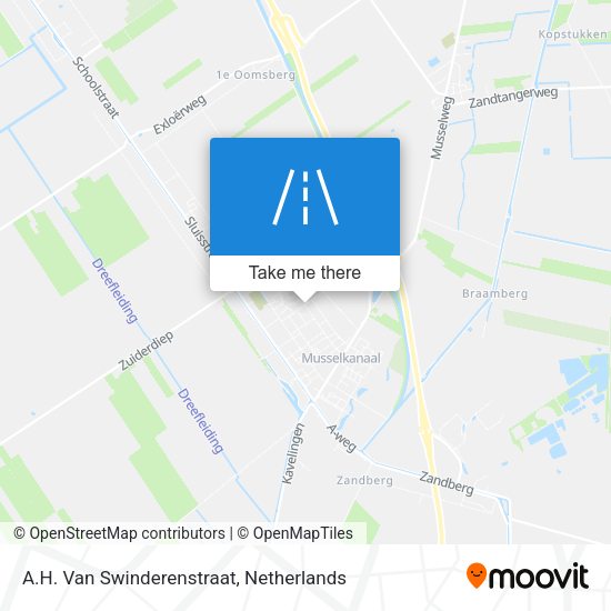 A.H. Van Swinderenstraat map